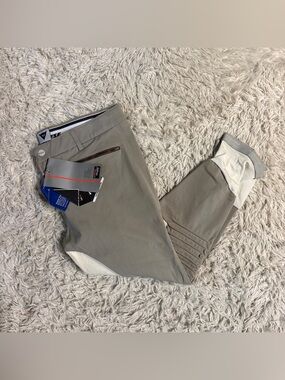 New Men’s IT56/US40 Tan Dainese Cigar Knee Patch Horseback Riding Breeches